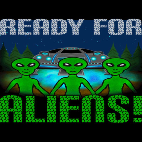 Ready For Aliens - Spaceship (Standard Tee)