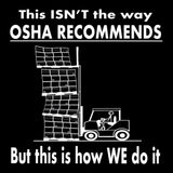 OSHA RECOMMENDS Pallet Stacking (Standard Tee)