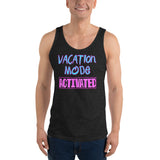 Vacation Mode Activated- Retro Pink (Unisex Tank Top)