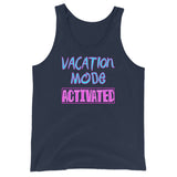 Vacation Mode Activated- Retro Pink (Unisex Tank Top)