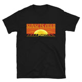 Sunsets Over Cellphones- Yellow Letters- (Standard Tee)