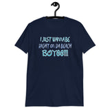 Right On Da Beach- Blue- Just letters (Standard Tee)