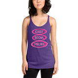 Exist Scowl Dislike (Women's Racerback Tank)